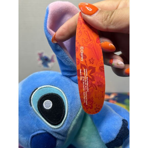 Disney Lilo & Stitch Blue Alien Plush Stuffed Animal Toy w/ Suction Cup - Picture 7 of 13